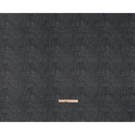 Printed Quilting Cotton by Northcott Studio - Charcoal Canvas Textured - Linen Basics Collection