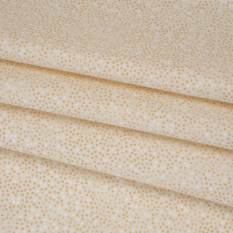 Printed Quilting Cotton by Patrick Lose for Northcott - Natural Ditsy Dots - Tonal Trios Collection