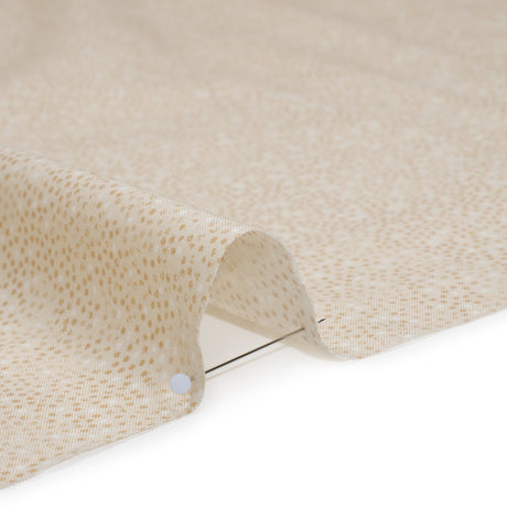 Printed Quilting Cotton by Patrick Lose for Northcott - Natural Ditsy Dots - Tonal Trios Collection
