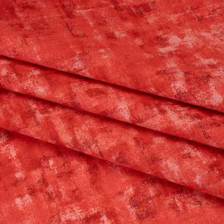 Printed Quilting Cotton by Patrick Lose for Northcott - Scarlet Billows Jazzy Painted Texture - Tonal Trios Collection