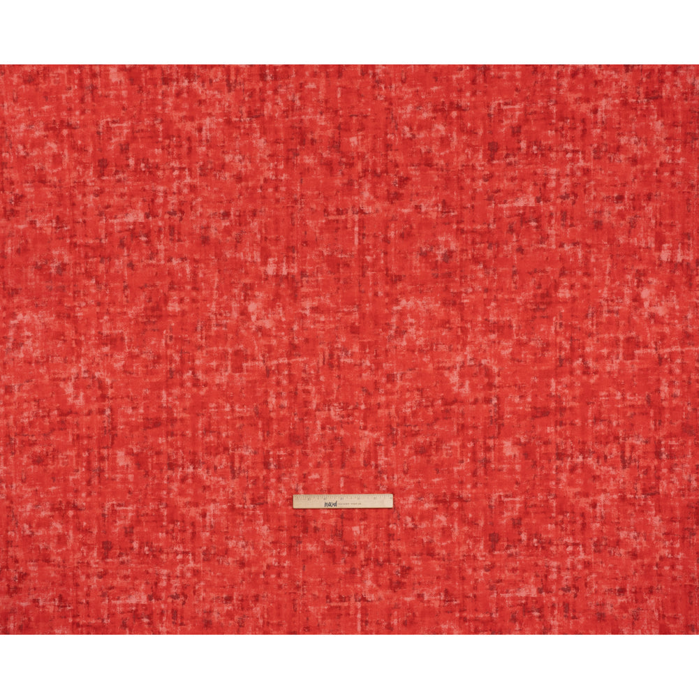 Printed Quilting Cotton by Patrick Lose for Northcott - Scarlet Billows Jazzy Painted Texture - Tonal Trios Collection