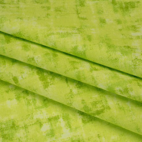 Printed Quilting Cotton by Patrick Lose for Northcott - Lime Twist Jazzy Painted Texture - Tonal Trios Collection