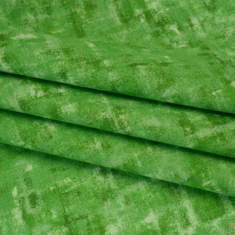 Printed Quilting Cotton by Patrick Lose for Northcott - Grasshopper Jazzy Painted Texture - Tonal Trios Collection