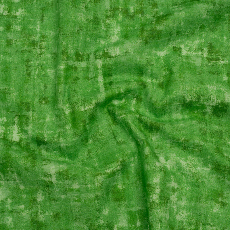 Printed Quilting Cotton by Patrick Lose for Northcott - Grasshopper Jazzy Painted Texture - Tonal Trios Collection
