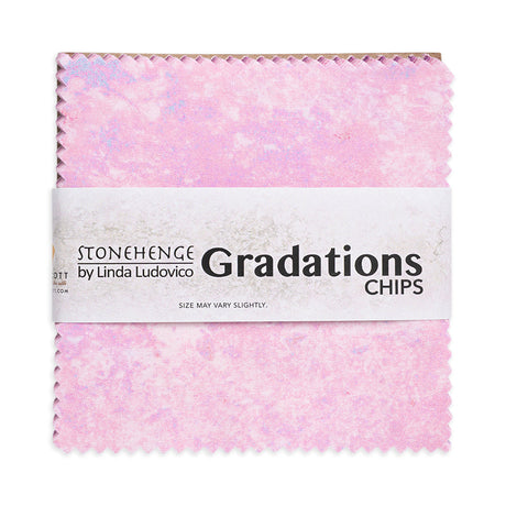 Stonehenge Quilting Cotton Chips 5" Square Precuts - Muse - Gradations II Collection