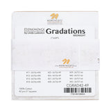Stonehenge Quilting Cotton Chips 5" Square Precuts - Midnight - Gradations II Collection
