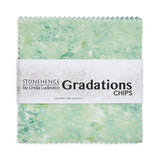 Stonehenge Quilting Cotton Chips 5" Square Precuts - Pine Ridge - Gradations II Collection