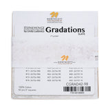 Stonehenge Quilting Cotton Chips 5" Square Precuts - Slate - Gradations II Collection