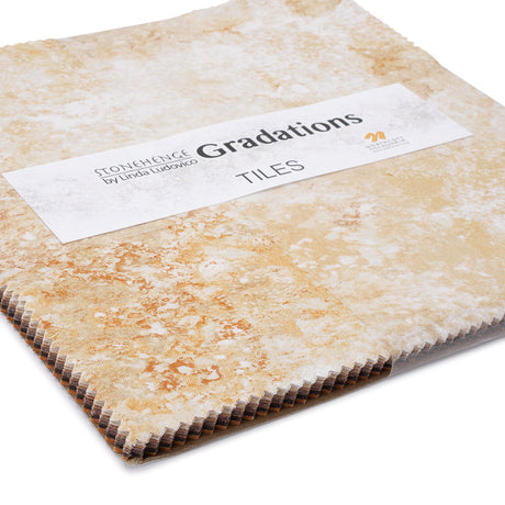 Stonehenge Quilting Cotton Tiles 10" Square Precuts - Canyon - Gradations II Collection