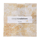 Stonehenge Quilting Cotton Tiles 10" Square Precuts - Canyon - Gradations II Collection