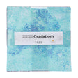 Stonehenge Quilting Cotton Tiles 10" Square Precuts - Crystal - Gradations II Collection