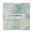 Stonehenge Quilting Cotton Tiles 10" Square Precuts - Blue Planet - Gradations II Collection