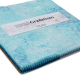 Stonehenge Quilting Cotton Tiles 10" Square Precuts - Midnight - Gradations II Collection