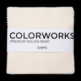Northcott Quilting Cotton Chips 5" Square Precuts - Eggshell - Colorworks Collection
