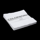 Northcott Quilting Cotton Chips 5" Square Precuts - Superwhite - Colorworks Collection