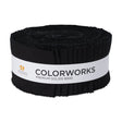 Northcott Quilting Cotton Strip Rolls 2.5" Strip Precuts - Black - Colorworks Collection