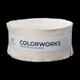 Northcott Quilting Cotton Strip Rolls 2.5" Strip Precuts - Eggshell - Colorworks Collection