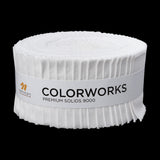 Northcott Quilting Cotton Strip Rolls 2.5" Strip Precuts - Snow - Colorworks Collection