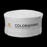 Northcott Quilting Cotton Strip Rolls 2.5" Strip Precuts - Superwhite - Colorworks Collection