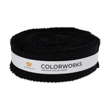 Northcott Quilting Cotton Micro Strips 1.5" Strip Precuts - Black - Colorworks Collection