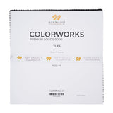 Northcott Quilting Cotton Tiles 10" Square Precuts - Black - Colorworks Collection