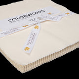 Northcott Quilting Cotton Tiles 10" Square Precuts - Eggshell - Colorworks Collection