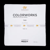 Northcott Quilting Cotton Tiles 10" Square Precuts - Snow - Colorworks Collection