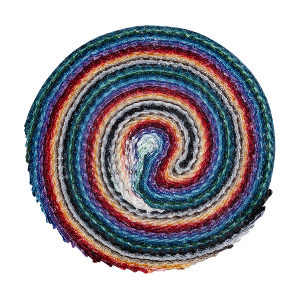 Northcott Quilting Cotton Strip Rolls 2.5" Strip Precuts - Multi - Chroma Collection