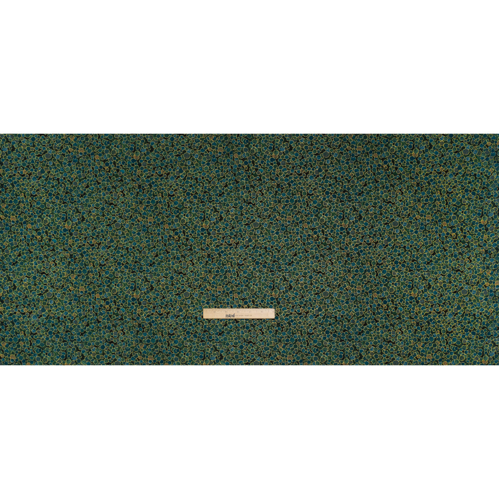 Metallic Printed Quilting Cotton by Northcott - Dawn Polka Dot Confetti - Shimmer Collection