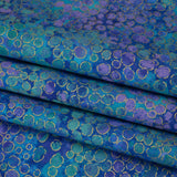 Metallic Printed Quilting Cotton by Northcott - Deep Sea River Rocks - Shimmer Collection