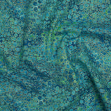 Metallic Printed Quilting Cotton by Northcott - Lagoon River Rocks - Shimmer Collection
