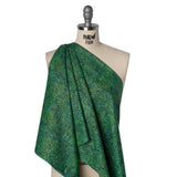 Metallic Printed Quilting Cotton by Northcott - Peacock River Rocks - Shimmer Collection