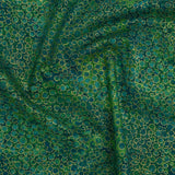 Metallic Printed Quilting Cotton by Northcott - Peacock River Rocks - Shimmer Collection