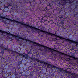 Metallic Printed Quilting Cotton by Northcott - Pansy River Rocks - Shimmer Collection