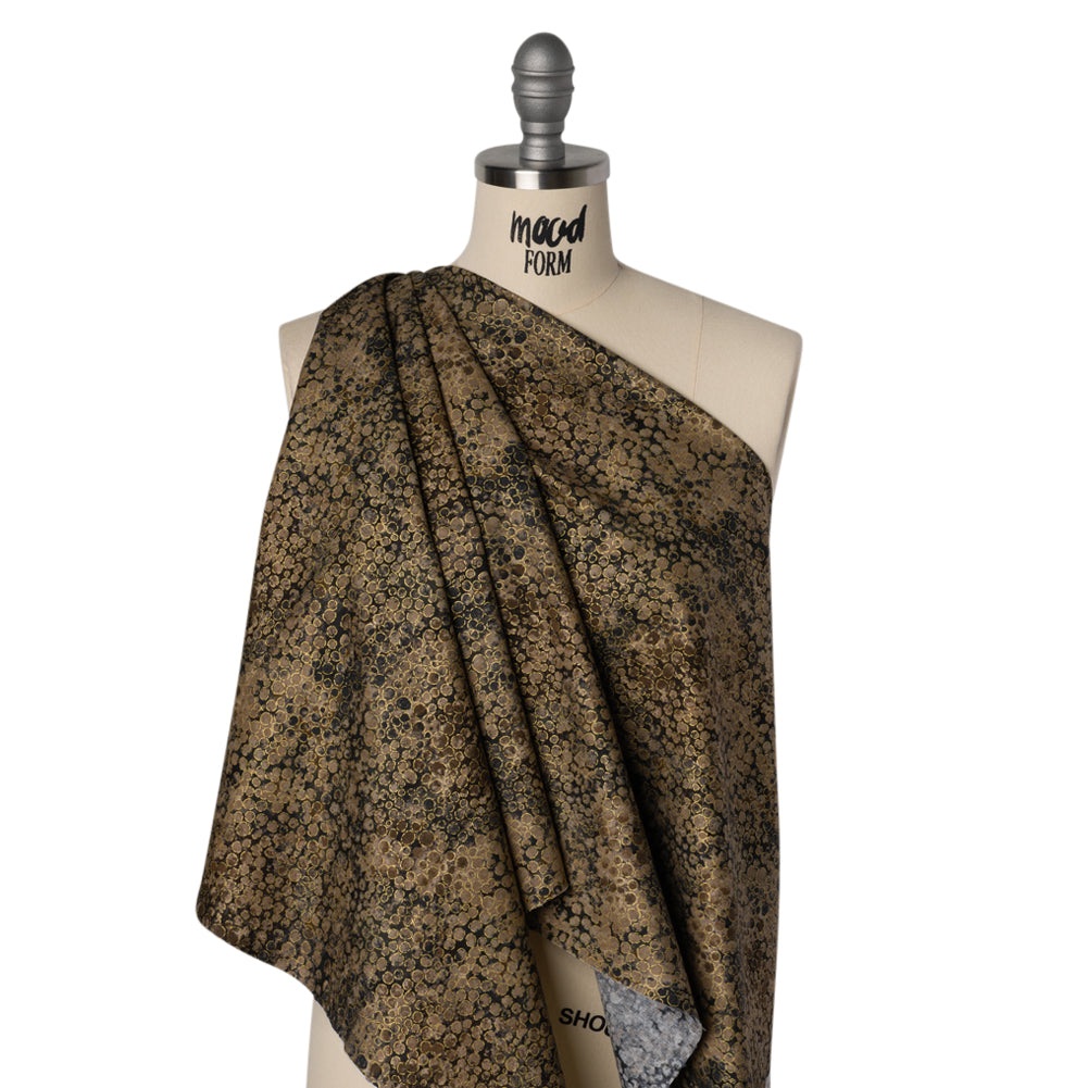 Metallic Printed Quilting Cotton by Northcott - Desert Sand River Rocks - Shimmer Collection