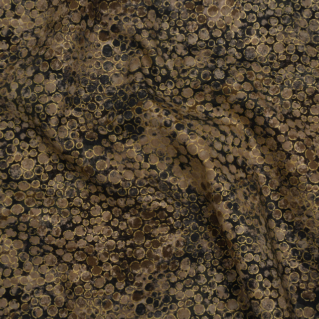 Metallic Printed Quilting Cotton by Northcott - Desert Sand River Rocks - Shimmer Collection