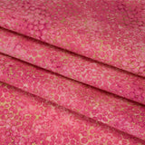 Metallic Printed Quilting Cotton by Northcott - Bubble Gum Pebbles - Shimmer Collection