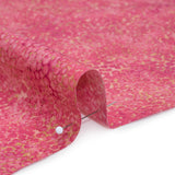 Metallic Printed Quilting Cotton by Northcott - Bubble Gum Pebbles - Shimmer Collection