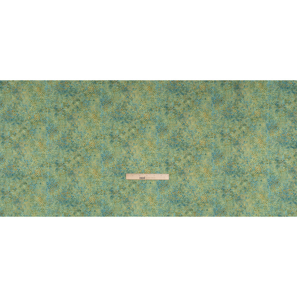 Metallic Printed Quilting Cotton by Northcott - Dawn Pebbles - Shimmer Collection
