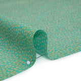 Metallic Printed Quilting Cotton by Northcott - Lagoon Tiny Dots - Shimmer Collection