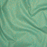 Metallic Printed Quilting Cotton by Northcott - Lagoon Tiny Dots - Shimmer Collection