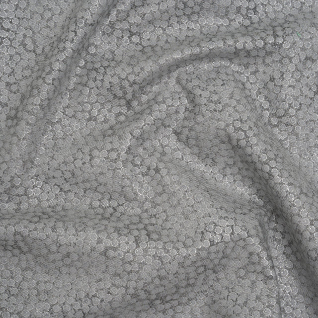Metallic Printed Quilting Cotton by Northcott - City Fog Tiny Dots - Shimmer Collection