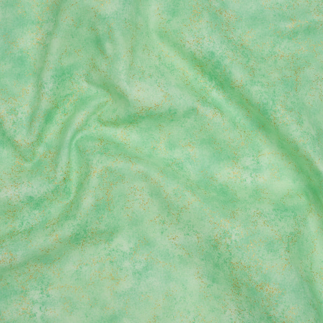Metallic Printed Quilting Cotton by Northcott - Peacock Speckle - Shimmer Collection