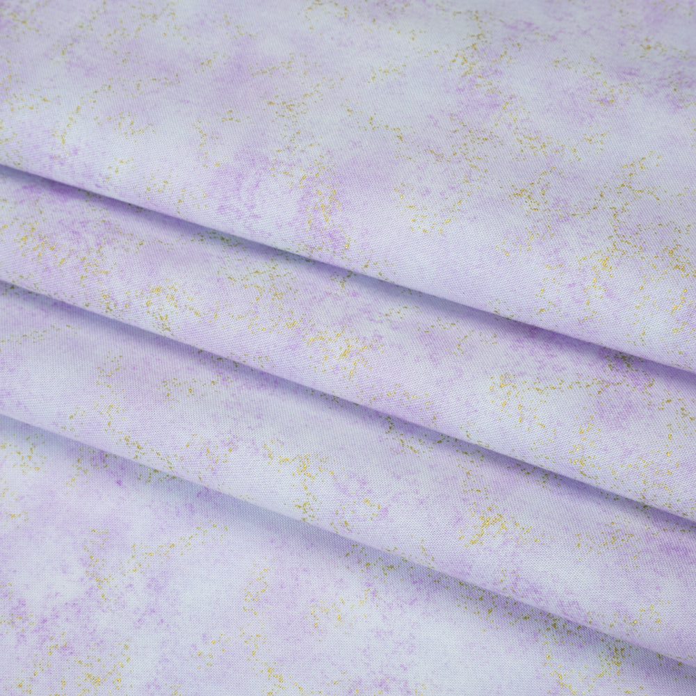 Metallic Printed Quilting Cotton by Northcott - Pansy Speckle - Shimmer Collection