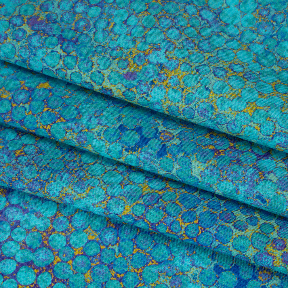 Wide Backing Quilting Cotton by Northcott, 108" Wide - Deep Sea Large Pebbles - Shimmer Wide Backing Collection