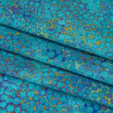 Wide Backing Quilting Cotton by Northcott, 108" Wide - Deep Sea Large Pebbles - Shimmer Wide Backing Collection