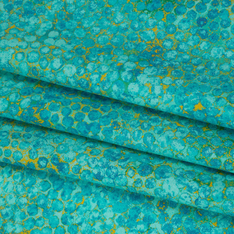 Wide Backing Quilting Cotton by Northcott, 108" Wide - Lagoon Large Pebbles - Shimmer Wide Backing Collection