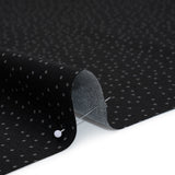 Printed Quilting Cotton by Ghazal Razavi for FIGO Studio - Black and Gray Dotty - Dusk Collection