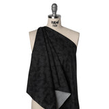 Printed Quilting Cotton by Ghazal Razavi for FIGO Studio - Black and Gray Hexies - Dusk Collection