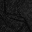 Printed Quilting Cotton by Ghazal Razavi for FIGO Studio - Black and Gray Hexies - Dusk Collection